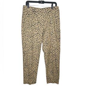 LOFT Riviera Slim Pants in Cheetah Print Pants sz 8
